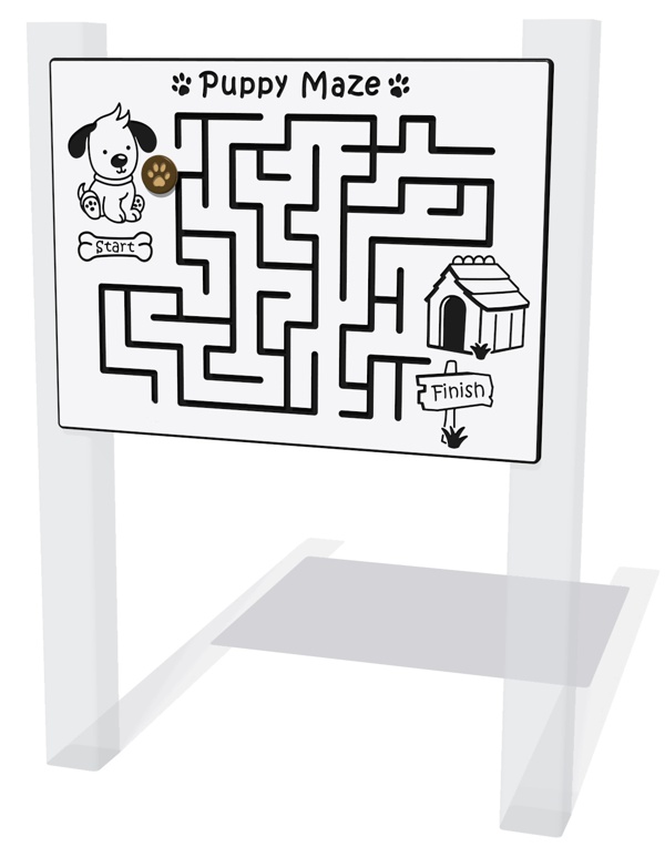 Dog Maze Printable -  Finland