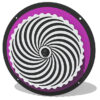 Spinning Spiral Optical Illusion Insert