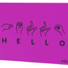 Hello Sign Language Panel - ASL (American)