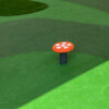 Toadstool Seat with Alu Post